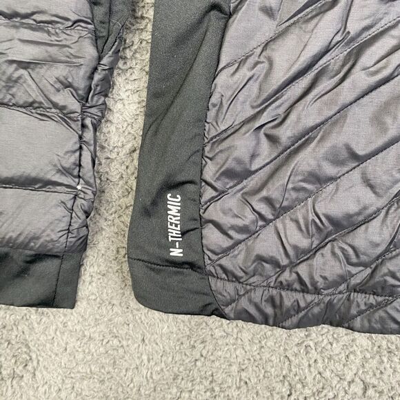 Odlo Puffer Jacket Womens Small Black N-Thermic Hybrid Zip Up - Picture 13 of 13
